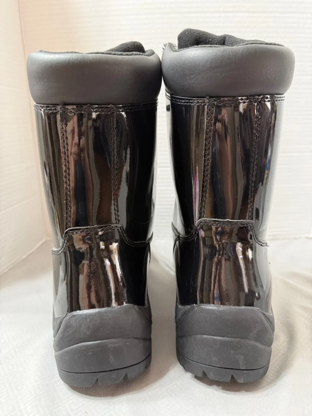 Galls Men’s Size 10.5W 8” High Gloss Lace-Up Duty Parade Boots Academy Ready New